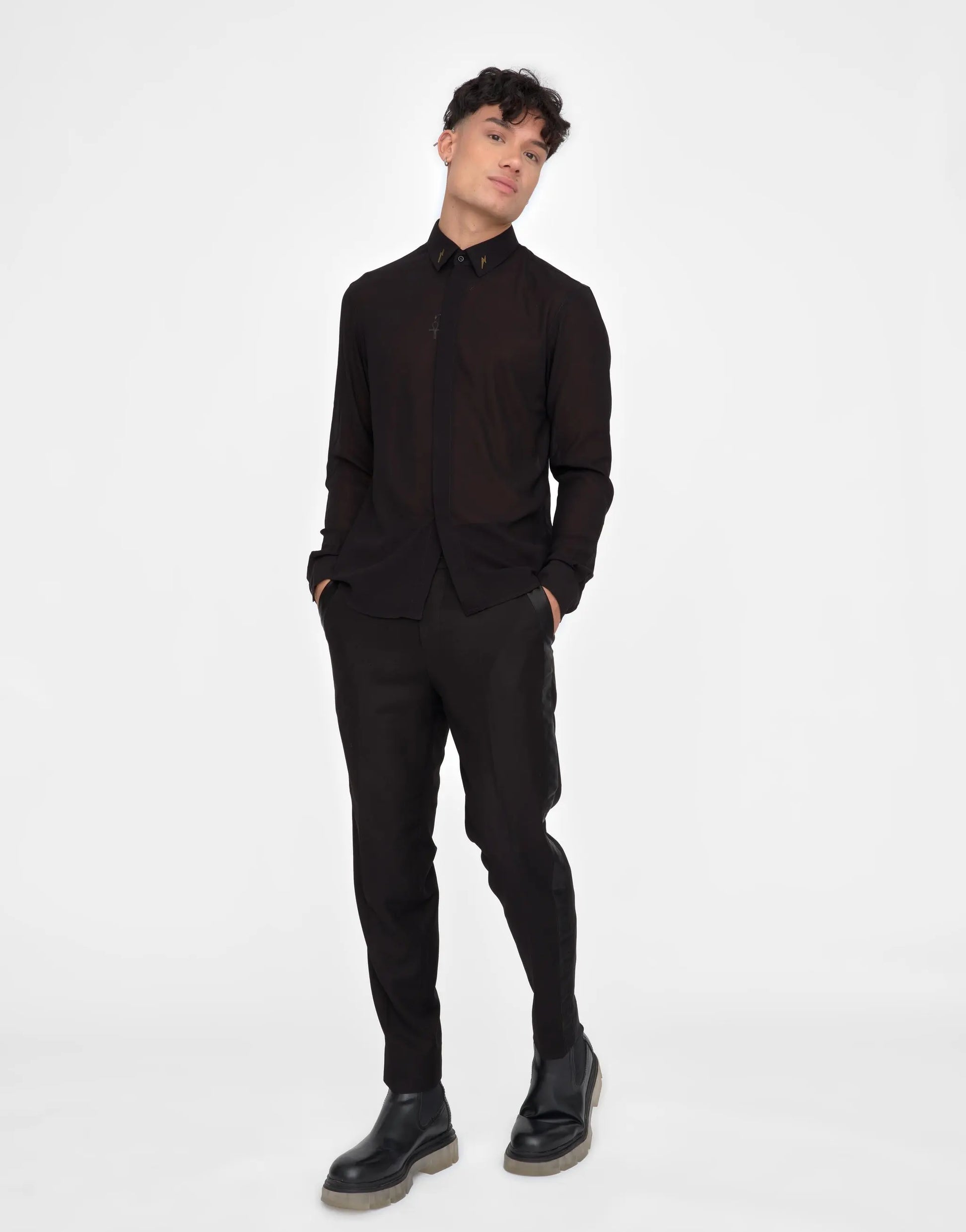 Chemise en soie ZEUS THE DAVENPORT PARIS