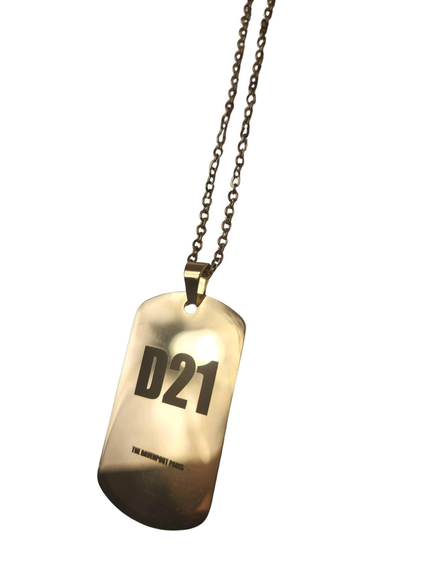 Plaque ID 21 GOLD THE DAVENPORT PARIS