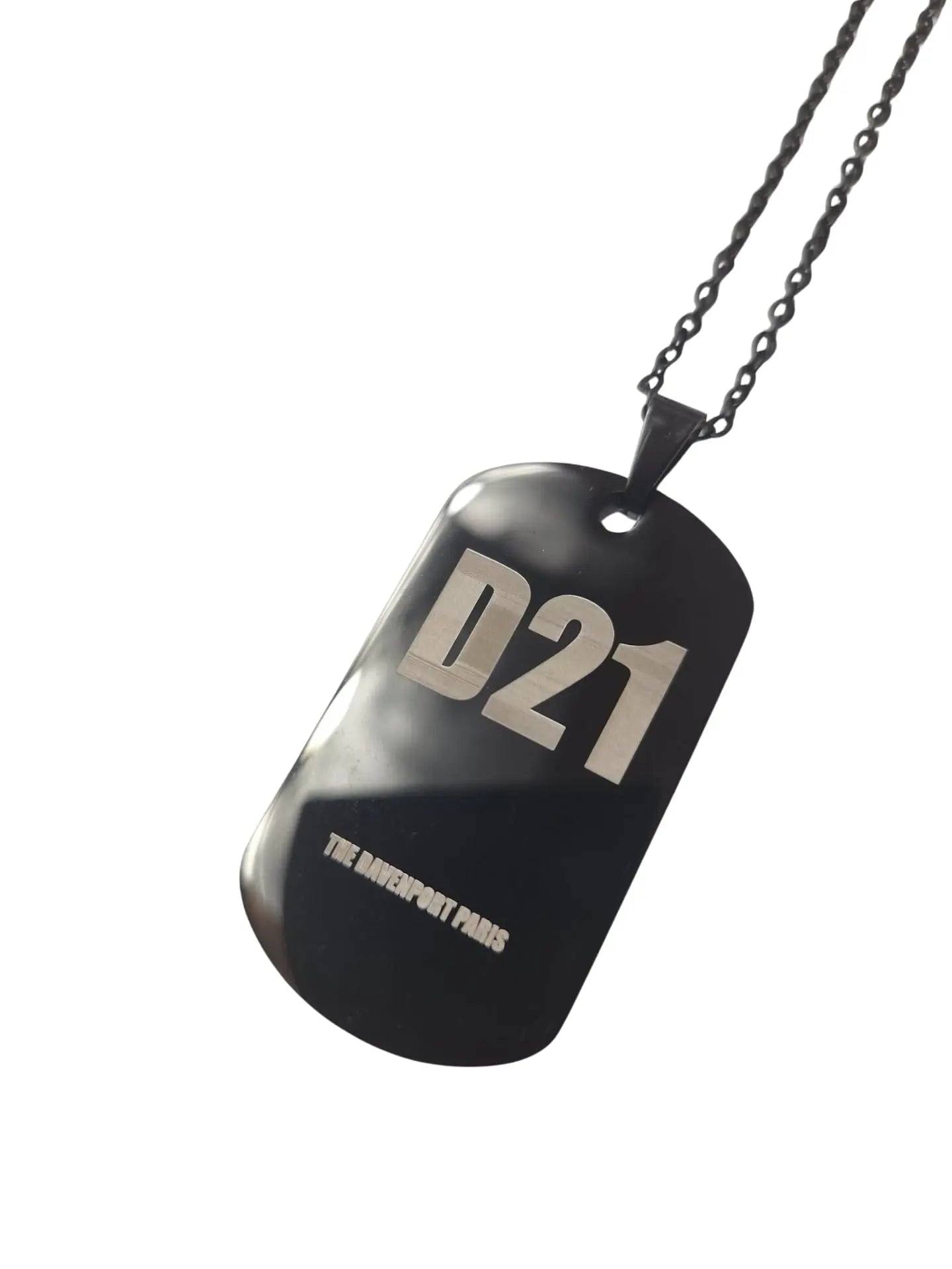 Plaque ID 21 BLACK THE DAVENPORT PARIS