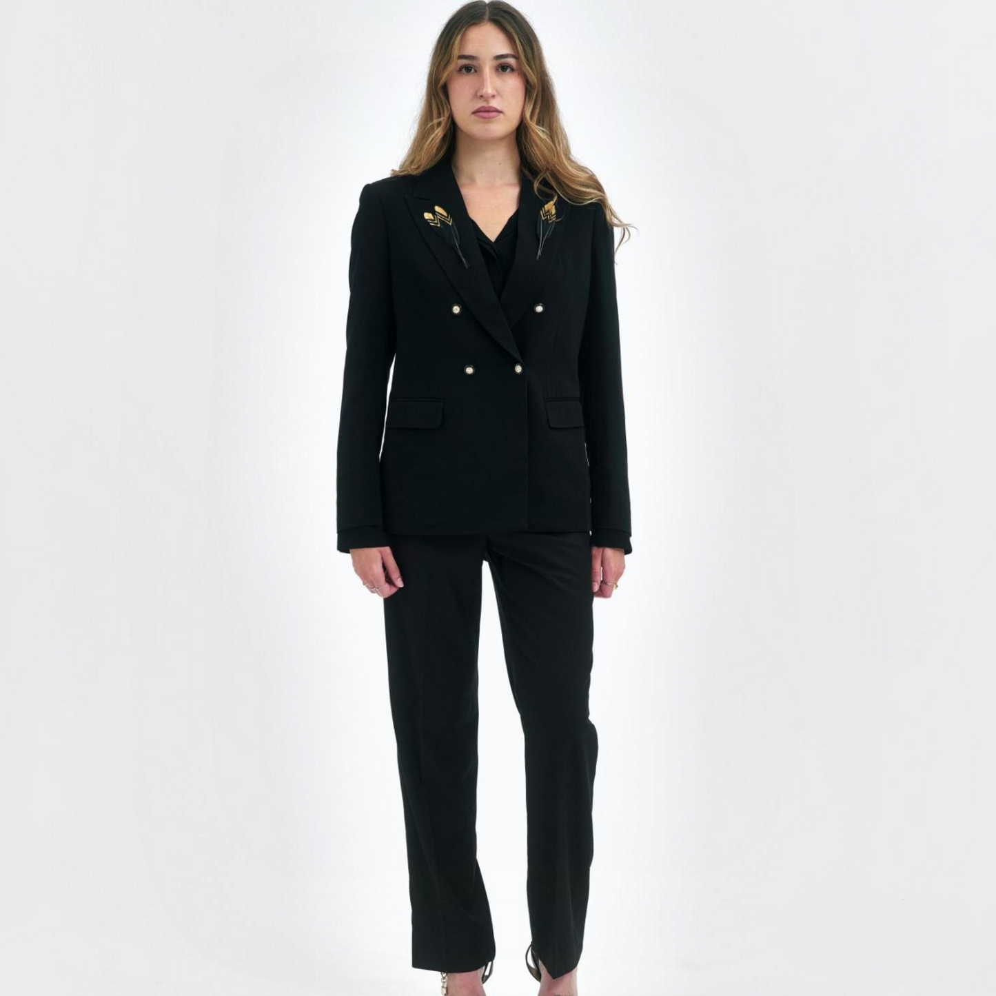 Blazer Femme Cygne en Laine