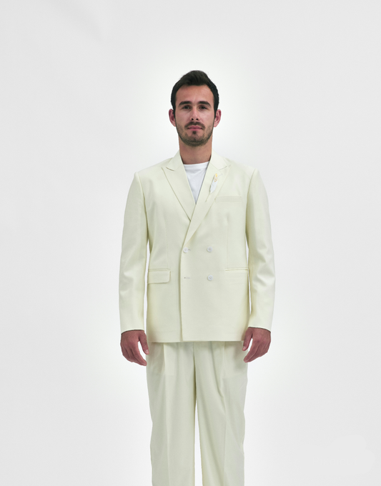 Blazer Homme en Laine Cygne