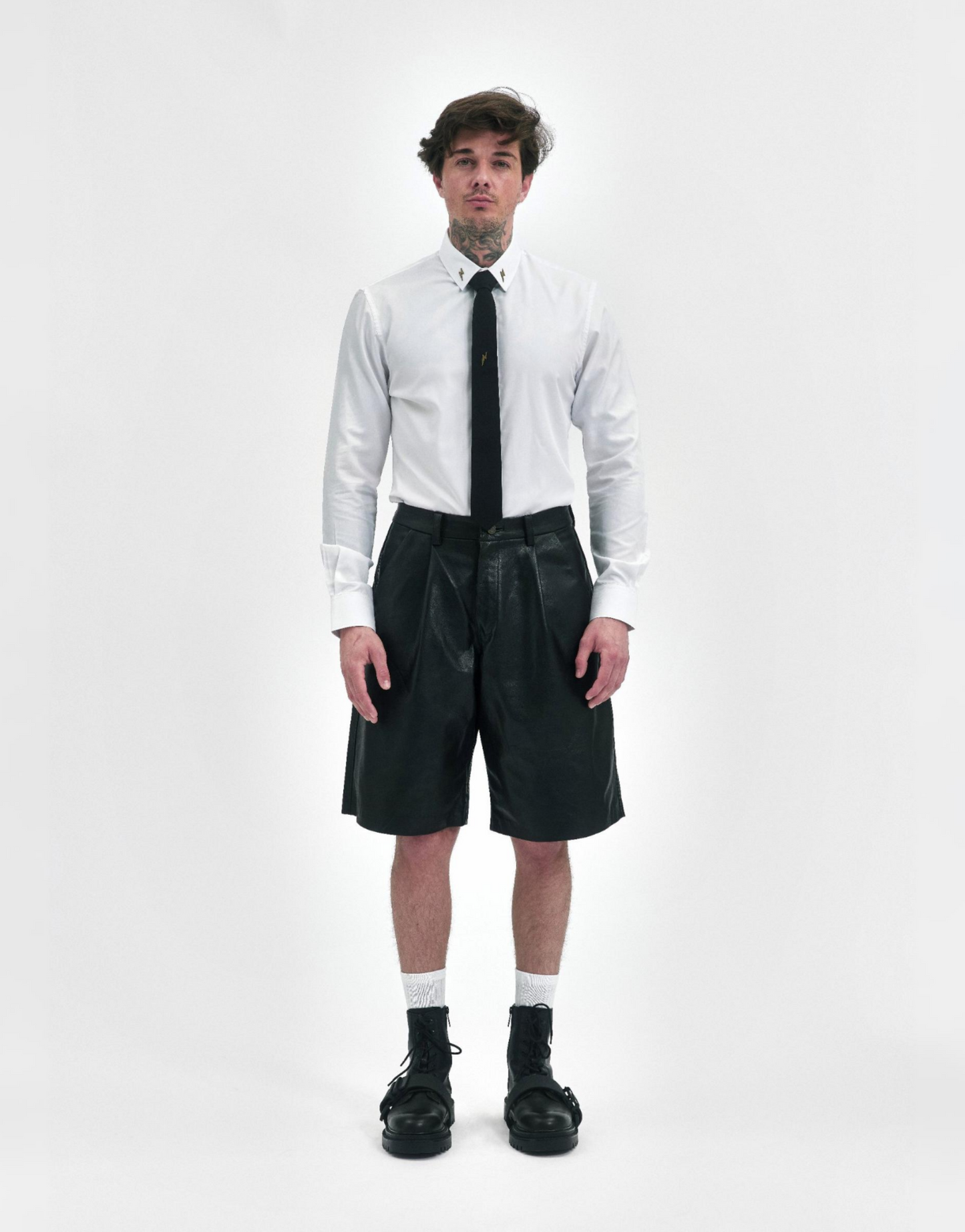 Short en cuir Homme BERLIN
