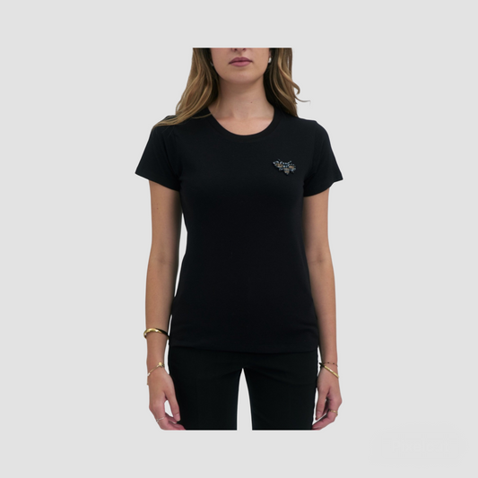 T-shirt brodé Femme Coeur-Abeille