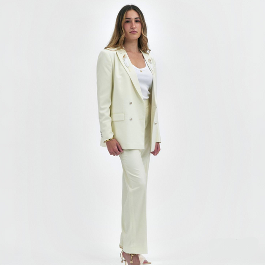 Blazer en Laine Femme Cygne