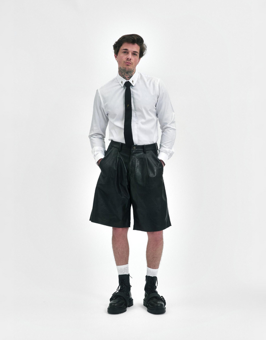 Short en cuir Homme BERLIN